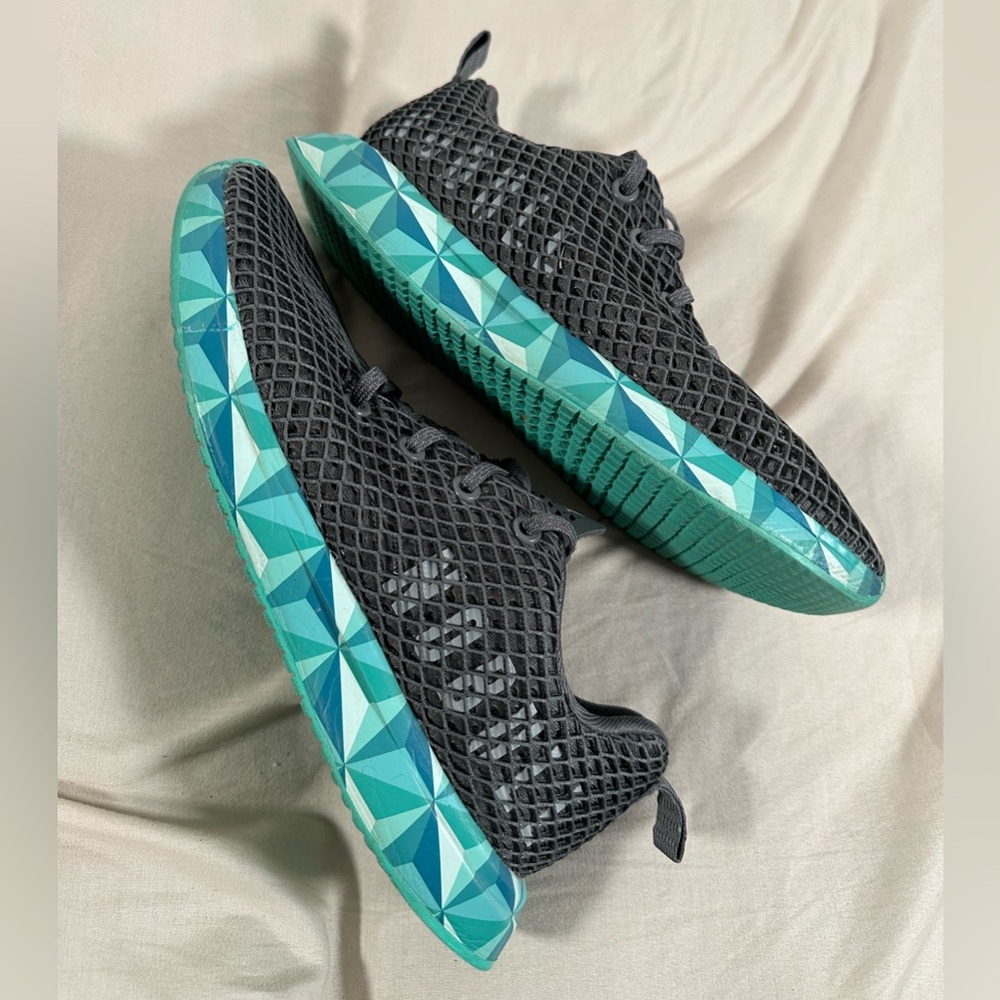 NoBull Diamond Dark Gray Prism Mesh Men 8.5 / Women 10 Running Athletic Sneaker